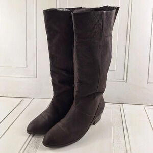 Savida Collection By Betco Brown Genuine Leather Womens Boots Sz 8